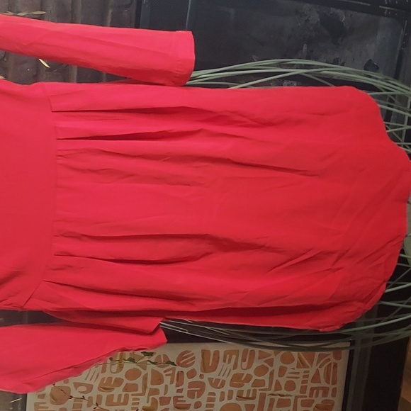 High-Low Classic Blouse by MENGSI - Picture 7 of 7